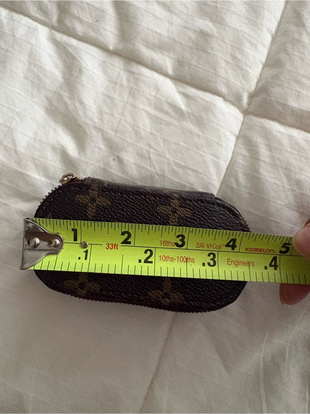 Louis Vuitton Brown Monogram Mini Zip Pouch - Picture 5 of 12